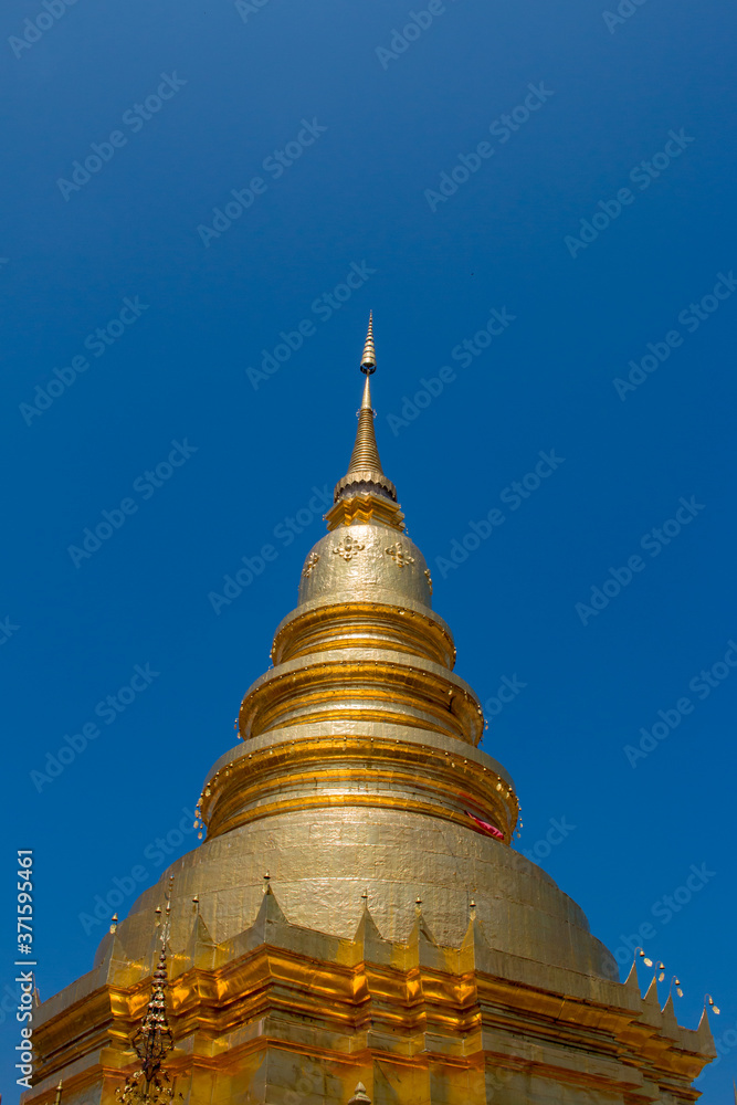 Wat Phra That Hariphunchai in Lamphun, Thailand