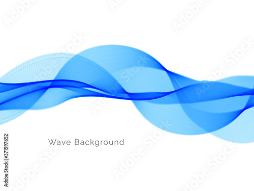 Blue wave design abstract background