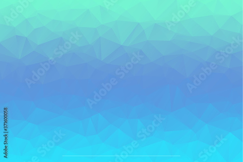 Light Green & Blue Abstract Low Poly Geometric Gradient Polygonal Background Vector Illustration