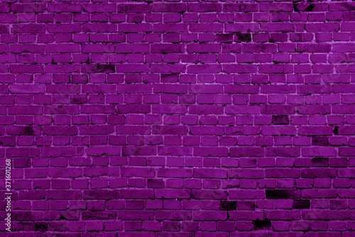 Pink brick building wall. Interior of a modern loft. Background for design and interview recording.