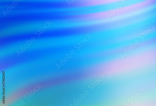 Light Blue, Yellow vector blurred bright texture.