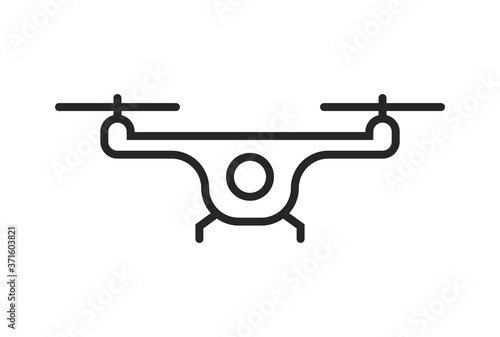 Drone with Camera sing icon	