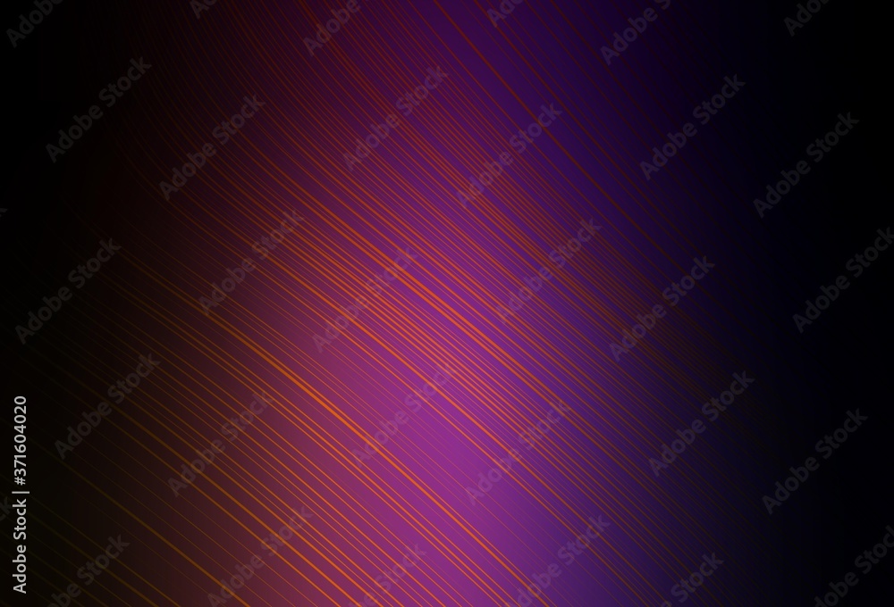 Fototapeta premium Dark Purple, Pink vector blurred pattern.
