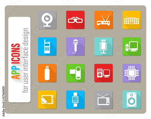 gadget icon set