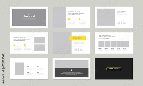 Proposal Powerpoint and Keynote Presentation Design Template (ID: 371605043)