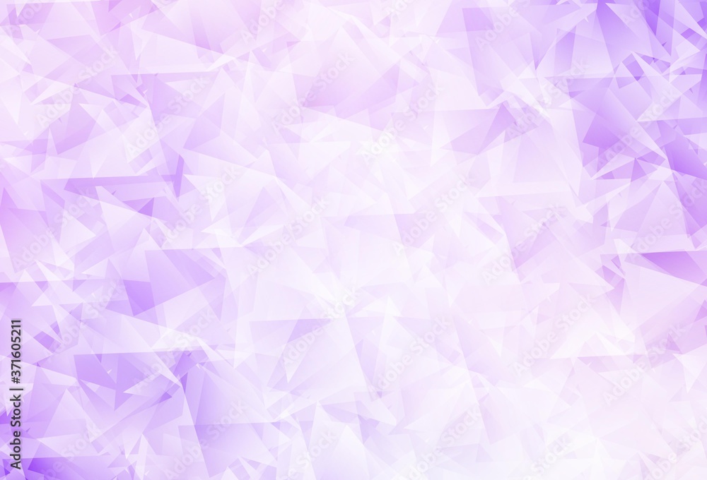 Light Purple vector polygonal template. Light Purple vector polygonal template.
