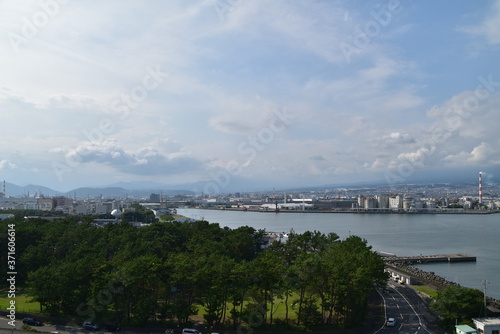 The view of Numazu city in Sizuoka Prefecture, Japan