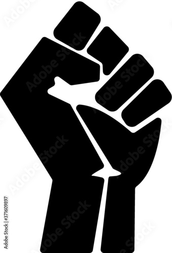 Black lives matter All lives matter BLM logo Black Fist Antiracist Sticker Poster Print Black People Freedom Equality Social Human rights