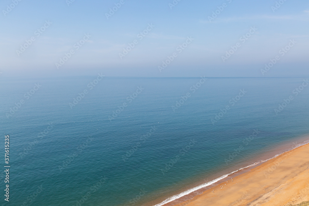 A View Over the Ocean, from the Cliffs above Whale Chine, on the Isle of Wight A View Over the Ocean, from the Cliffs above Whale Chine, on the Isle of Wight