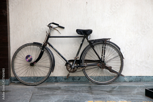 old bicycle on the street © Saji Maramon