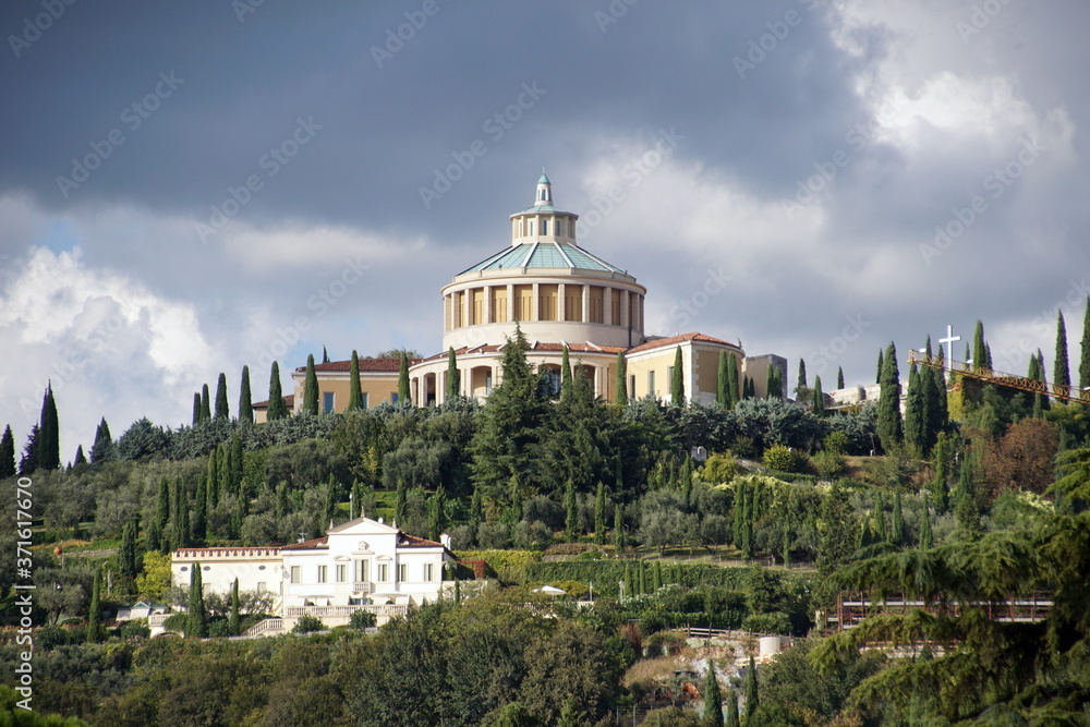 Sanctuary of the Madonna of Lourdes or Santuario della Madonna di Lourdes in Verona, Veneto region in Italy