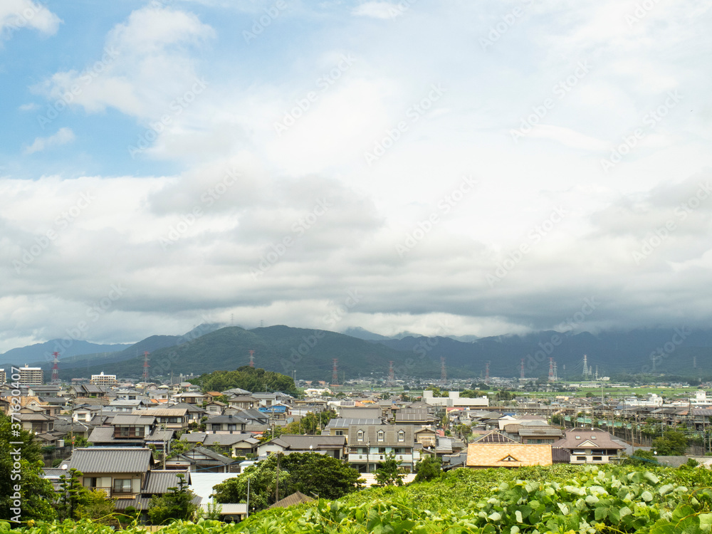 日本の地方都市の風景