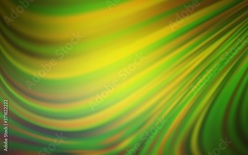 Light Green, Yellow vector modern elegant layout. A completely new colored illustration in blur style. New way of your design.