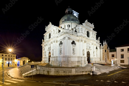 The Madonna di Monte Berico Sanctuary is a minor basilica in Vicenza. Veneto, Italy, Europe.