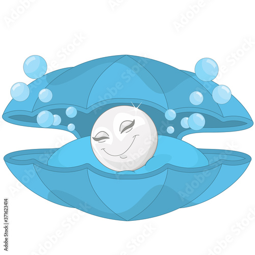 Sea Pearl sleeping in the shell