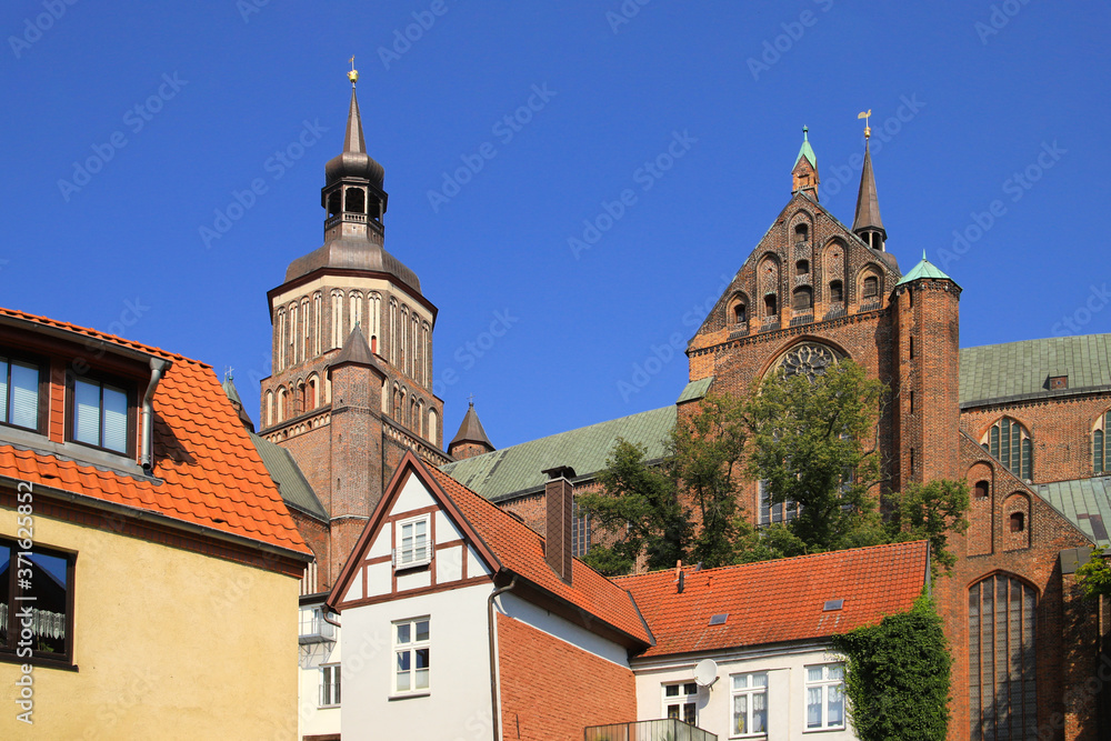 St. Mary's church in Stralsund, Baltic Sea, Germany