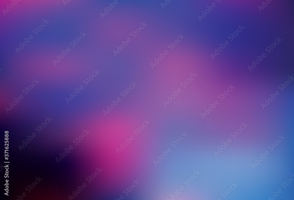 Fototapeta premium Light Pink, Blue vector blurred shine abstract template.