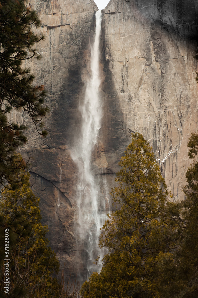 Yosemite Falls in Yosemite Valley