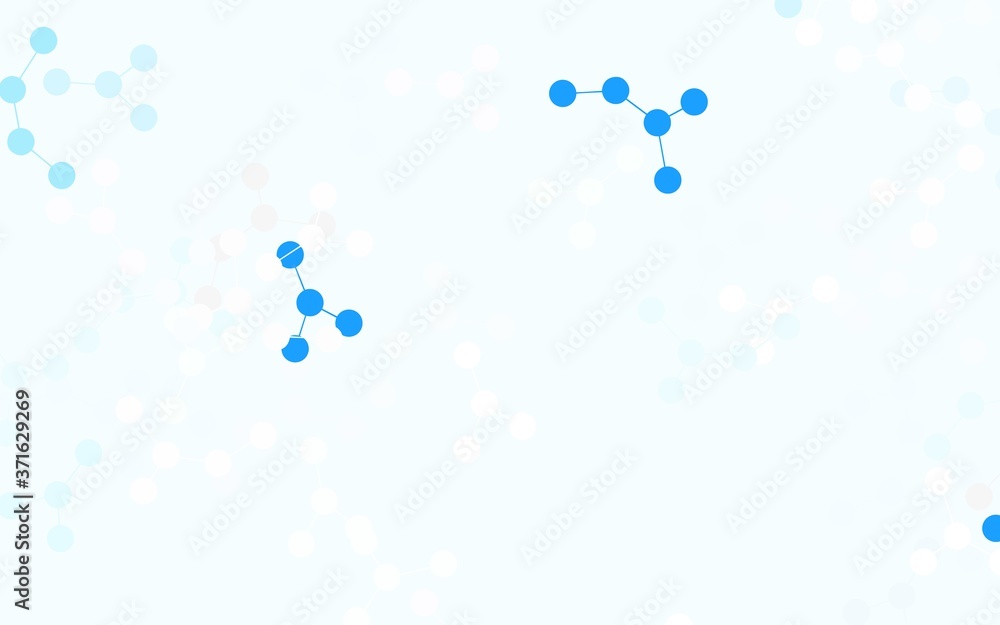 Light BLUE vector pattern with artificial intelligence network. Light BLUE vector pattern with artificial intelligence network.