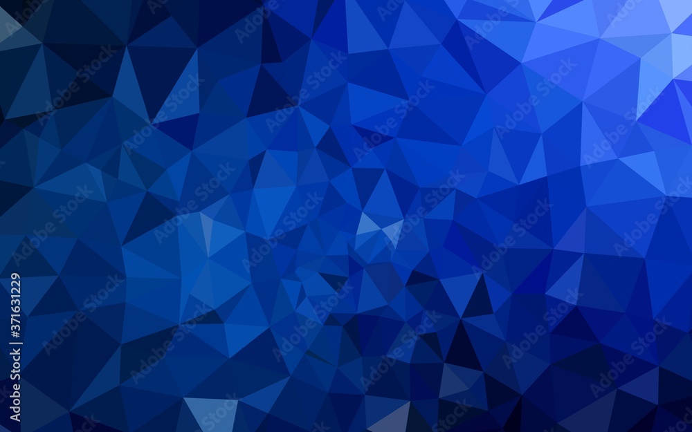 Dark BLUE vector polygon abstract background. A sample with polygonal shapes. A new texture for your web site. Dark BLUE vector polygon abstract background. A sample with polygonal shapes. A new texture for your web site.