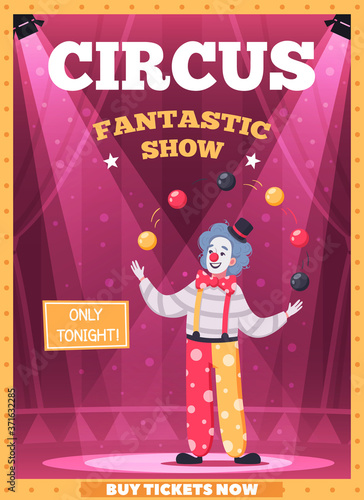 Circus Performance Poster