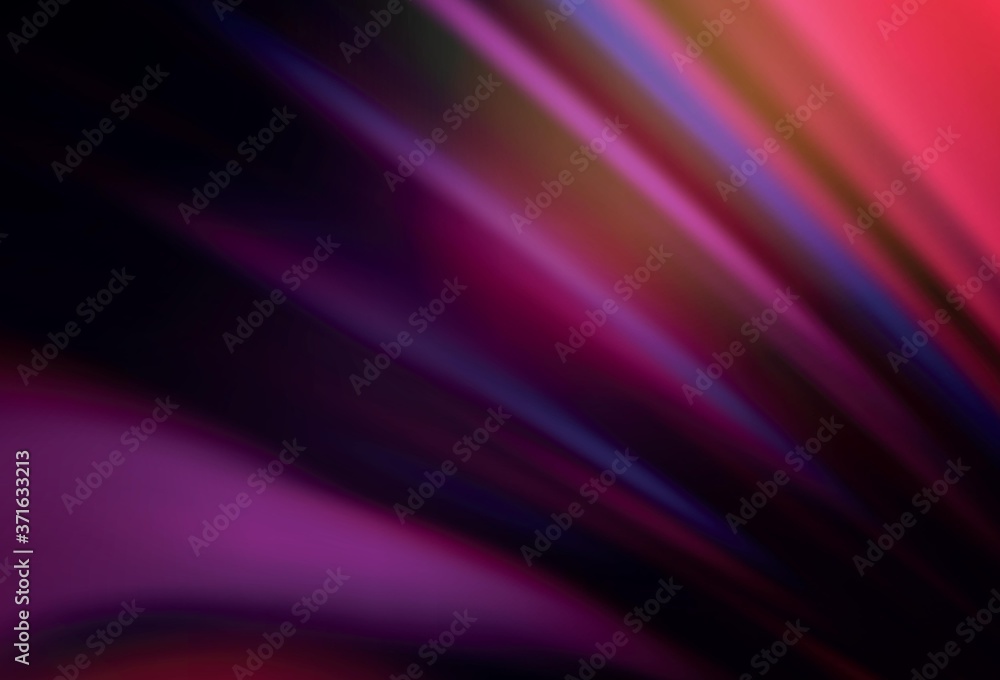 Fototapeta premium Dark Purple, Pink vector colorful abstract background.