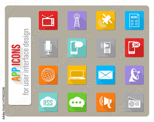 media icon set