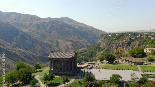 Wallpaper Mural 05.06.2019 Armenia Aerial view on Ancient Garni Pagan Temple, the hellenistic temple in Armenia. Torontodigital.ca