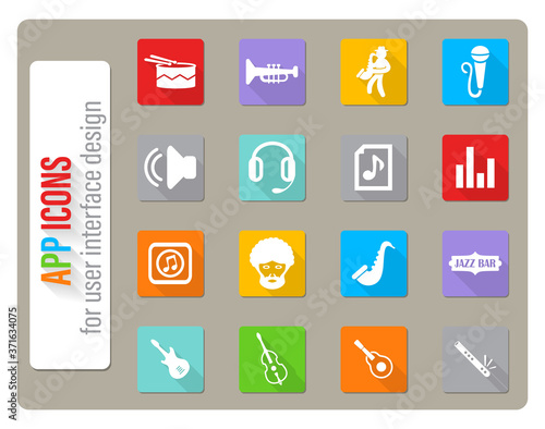 music icon set