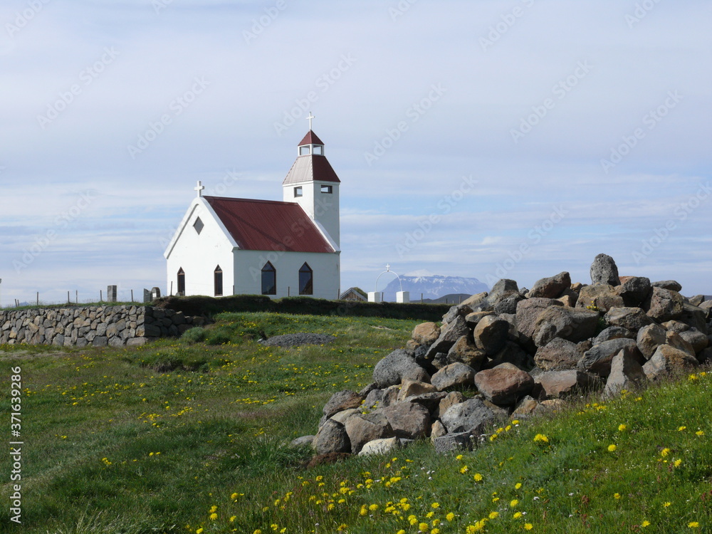Dorfkirche auf Island