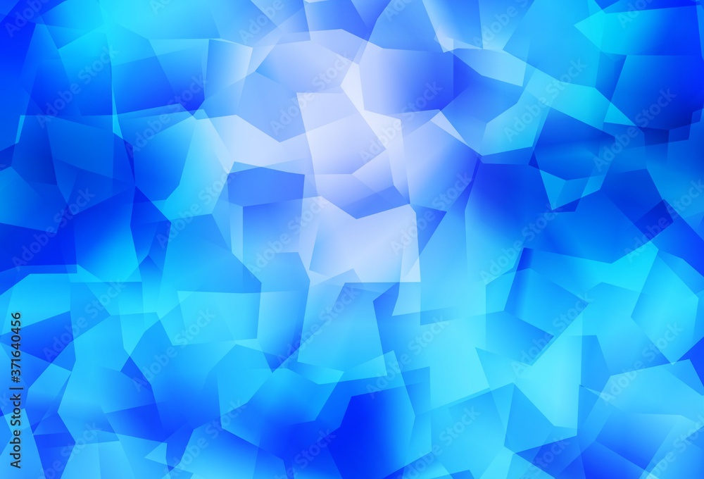 Light BLUE vector abstract mosaic backdrop. Light BLUE vector abstract mosaic backdrop.