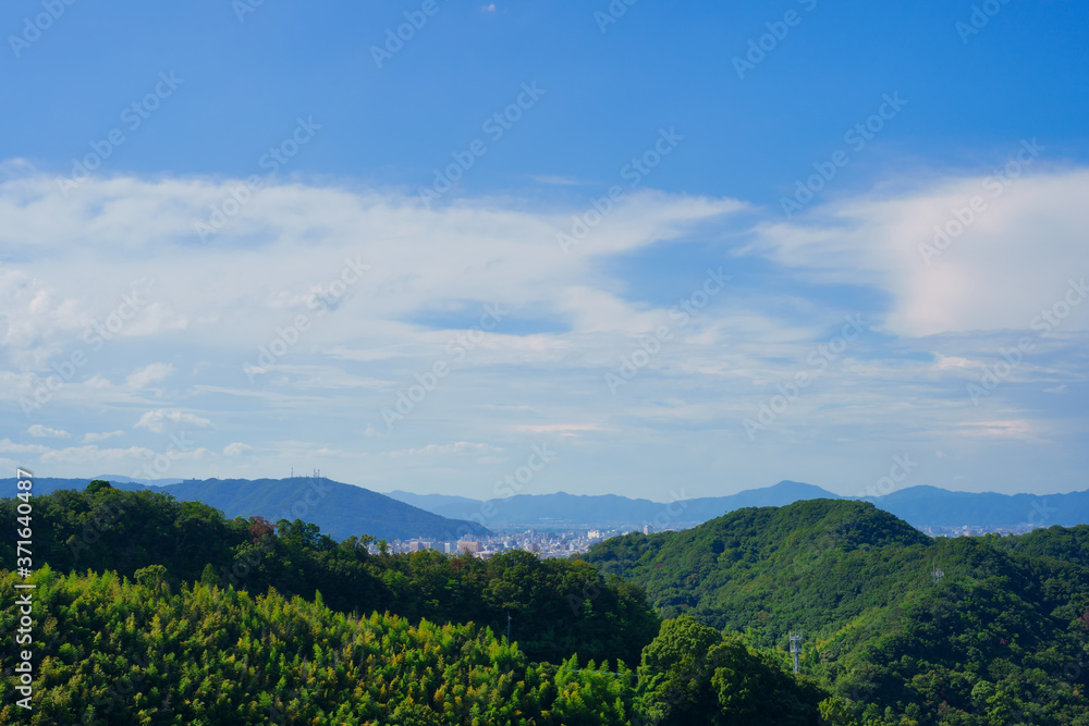 日峯山展望台から徳島市街方面を撮影　(徳島県徳島市)