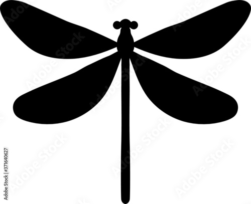 Dragonfly vector illustration.