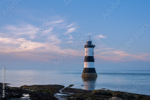lighthouse on the coast photo