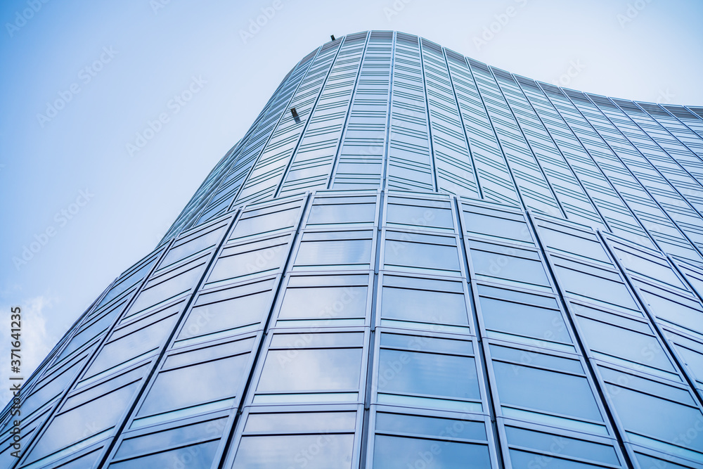 Architecture details Modern Building Glass facade Business background Architecture details Modern Building Glass facade Business background