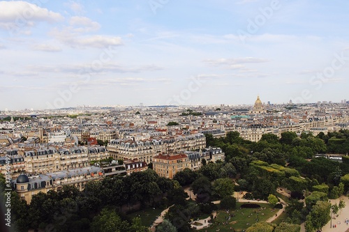 view of paris from eiffel tower © Rebecka