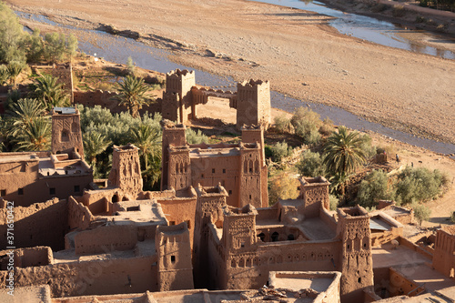 Ait Ben Haddou ksar Morocco, ancient fortress that is a Unesco Heritage site photo