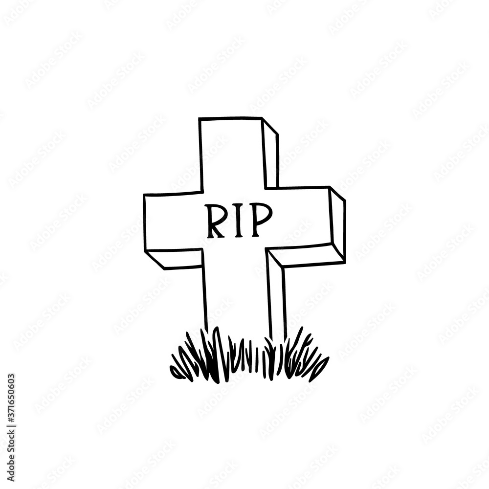 Obraz premium Halloween Doodles Poster-09