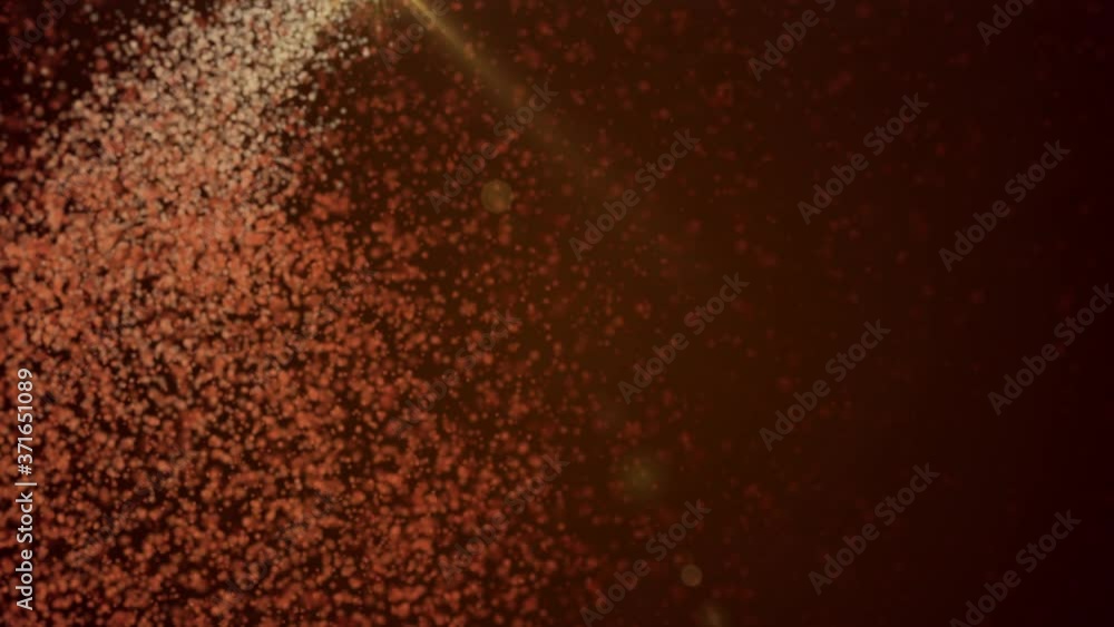 Seamless looping orange light and particles Seamless looping orange light and particles