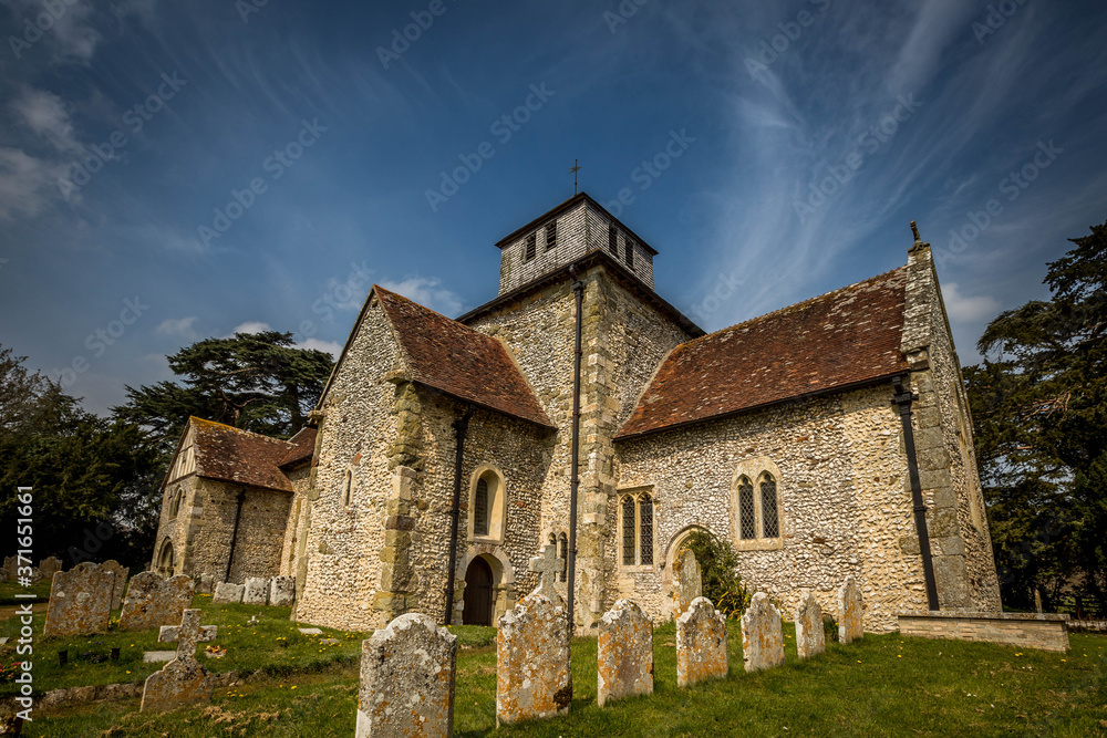 t ary's , Breamore , Hampshire. Old English country church t ary's , Breamore , Hampshire. Old English country church