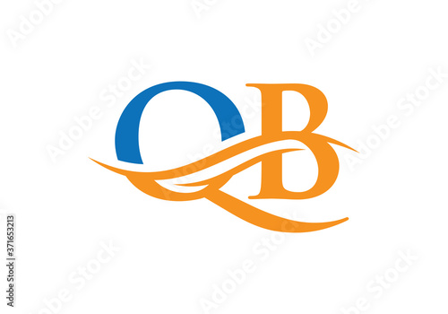 Creative Letter QB Logo Vector Template. QB Letter Linked Logo for business and company identity.