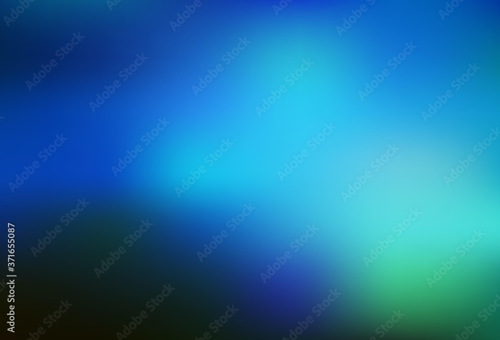 Obraz premium Dark BLUE vector blurred background.