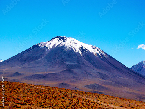 Beautiful mountain at Atacama altiplanic region, Chile