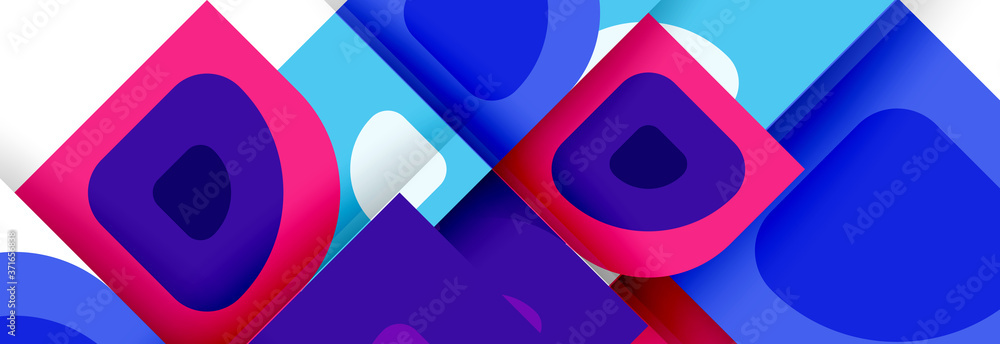 Set of vector modern geometric abstract backgrounds with repeating abstract round shapes patterns and shadow effects Set of vector modern geometric abstract backgrounds with repeating abstract round shapes patterns and shadow effects