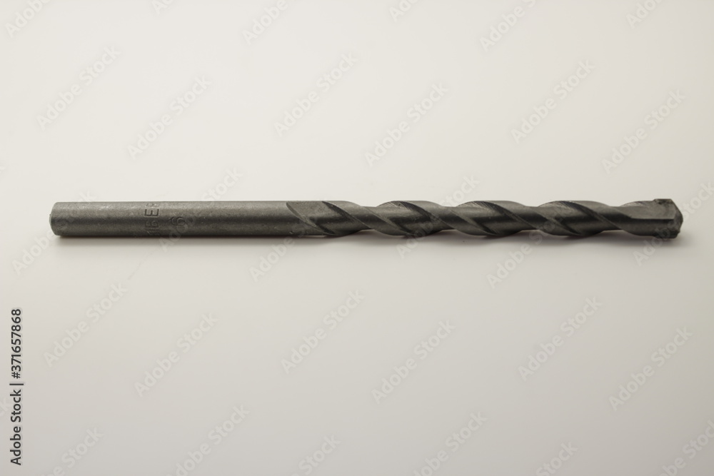drill, construction tool, on a white background