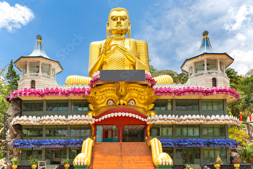 Buddhist Temple of Dambulla in Sri Lanka photo