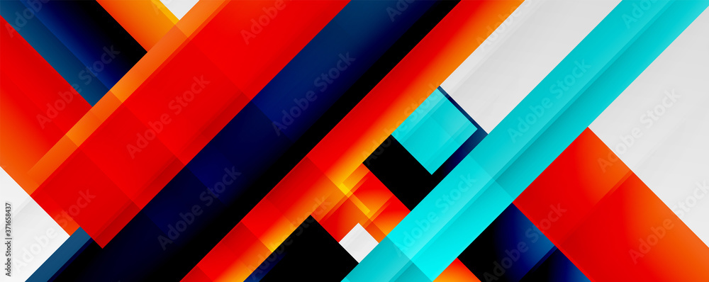 Geometric abstract backgrounds with shadow lines, modern forms, rectangles, squares and fluid gradients. Bright colorful stripes cool backdrops Geometric abstract backgrounds with shadow lines, modern forms, rectangles, squares and fluid gradients. Bright colorful stripes cool backdrops