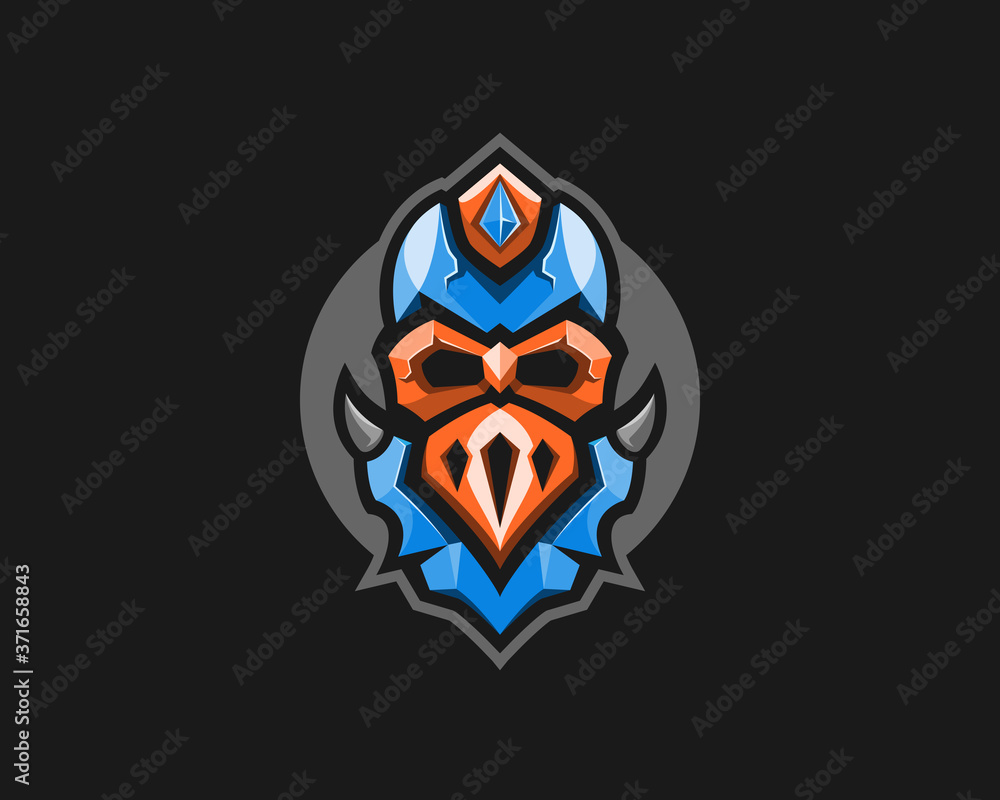 Abstract mask logo Abstract mask logo