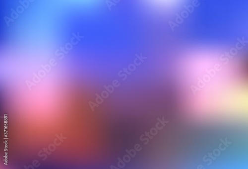 Light Blue, Yellow vector blurred shine abstract texture.