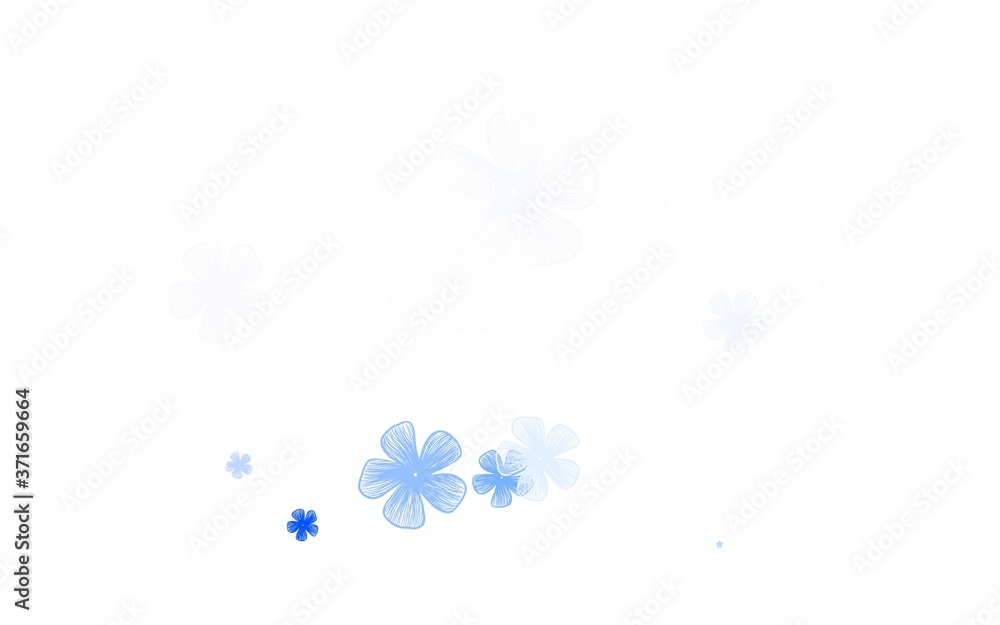 Light Gray vector elegant background with flowers.